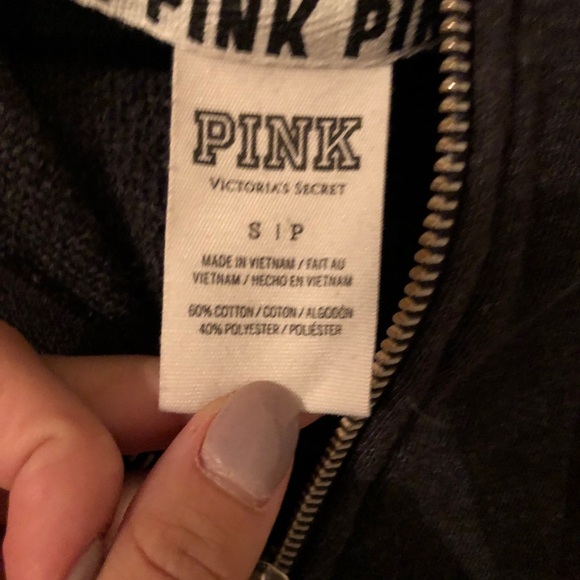 Pink full zip sweatshirt - Picture 4 of 4